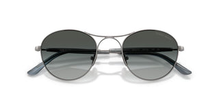 Giorgio Armani Ar 6177 Men Ruthenium Round Sunglasses