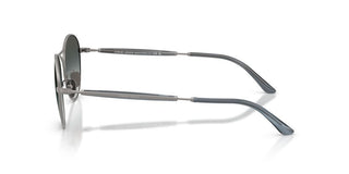 Giorgio Armani Ar 6177 Men Ruthenium Round Sunglasses