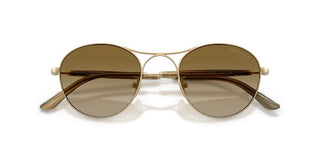 Giorgio Armani Ar 6177 Men Gold Round Sunglasses