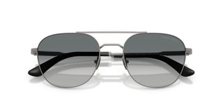 Giorgio Armani Ar 6178 Men Ruthenium Pilot Sunglasses