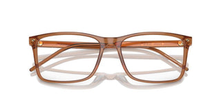 Giorgio Armani Ar 7258 Men Brown Rectangle Eyeglasses
