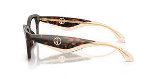 Giorgio Armani AR 7277U women Havana Squared Eyeglasses