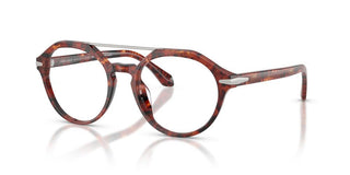 Giorgio Armani AR 7278U men Havana Round Eyeglasses