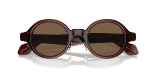 Giorgio Armani Ar 8205 Men Brown Oval Sunglasses