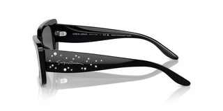 Giorgio Armani Ar 8214bu Women Black Rectangle Sunglasses