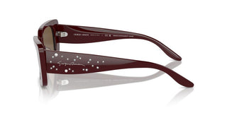 Giorgio Armani Ar 8214bu Women Red Rectangle Sunglasses