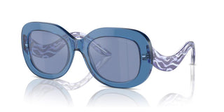 Giorgio Armani AR 8217 women Blue Oval Sunglasses