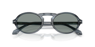 Giorgio Armani AR 8219U men Grey Round Sunglasses