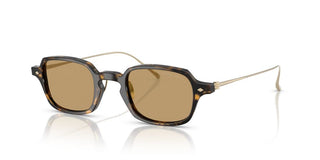 Giorgio Armani AR 8227T men Havana Oval Sunglasses