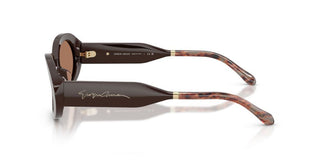 Giorgio Armani AR 8234U women Brown Oval Sunglasses