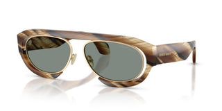 Giorgio Armani Ar 8239 Men Brown Geometric Sunglasses