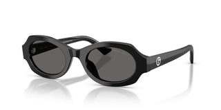 Giorgio Armani Ar 8245hu Women Black Oval Sunglasses