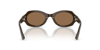 Giorgio Armani Ar 8245hu Women Brown Oval Sunglasses