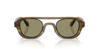 Giorgio Armani Ar 8247 Men Brown Geometric Sunglasses