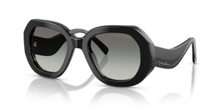 Giorgio Armani Ar 8248 Women Black Round Sunglasses