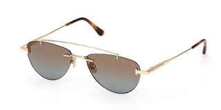 Tom Ford ASTOR-02 FT1356 unisex Gold Pilot Sunglasses