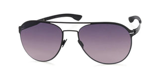 ic!berlin ATTILA L. IC0037 men Black Pilot Sunglasses