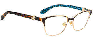 Kate Spade AUDRINA/G women Brown Geometric Eyeglasses