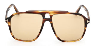 Tom Ford Autari Ft1209 Unisex Havana Pilot Sunglasses