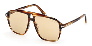 Tom Ford Autari Ft1209 Unisex Havana Pilot Sunglasses