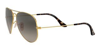 Ray-Ban AVIATOR HAVANA COLLECTION RB 3025 unisex Gold Visor Sunglasses