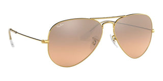 Ray-Ban AVIATOR LARGE METAL RB 3025 unisex Gold Pilot Sunglasses