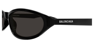 Balenciaga BB0007S unisex Black Round Sunglasses
