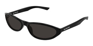Balenciaga BB0007S unisex Black Round Sunglasses