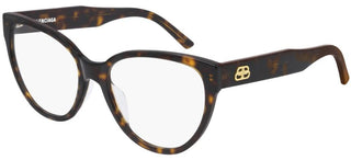 Balenciaga BB0064O women Havana Cat Eye Eyeglasses