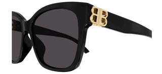 Balenciaga Bb0102sa Women Black Geometric Sunglasses
