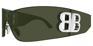 Balenciaga BB0359S women Green Shield Sunglasses