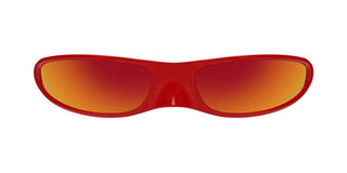 Balenciaga Bb0383s Unisex Red Squared Sunglasses