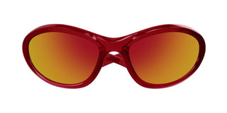 Balenciaga Bb0384sa Unisex Red Cat Eye Sunglasses