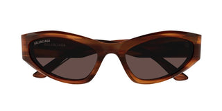 Balenciaga Bb0387s Women Havana Geometric Sunglasses