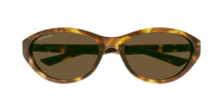 Balenciaga Bb0404sk Women Havana Round Sunglasses