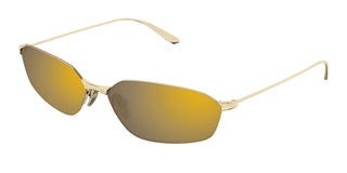 Balenciaga Bb0412s Unisex Gold Geometric Sunglasses
