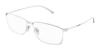 Balenciaga BB0415O men Silver Rectangle Eyeglasses