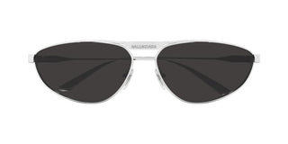 Balenciaga Bb0417s Unisex Silver Pilot Sunglasses
