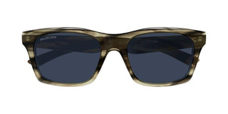 Balenciaga BB0423S men Havana Squared Sunglasses