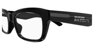 Balenciaga BB0427O men Black Rectangle Eyeglasses