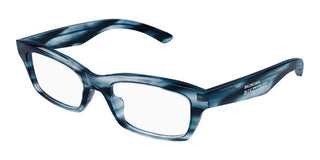 Balenciaga BB0427O men Blue Rectangle Eyeglasses