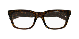 Balenciaga BB0429O men Havana Squared Eyeglasses
