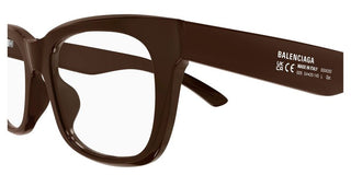 Balenciaga BB0429O men Brown Squared Eyeglasses