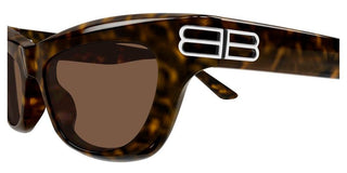 Balenciaga BB0430S women Havana Cat Eye Sunglasses