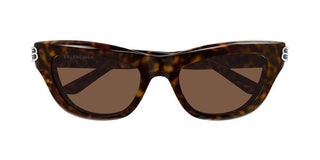 Balenciaga BB0430S women Havana Cat Eye Sunglasses