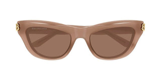 Balenciaga BB0430S women Brown Cat Eye Sunglasses