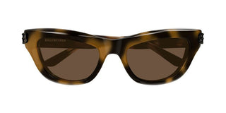 Balenciaga BB0430S women Havana Cat Eye Sunglasses