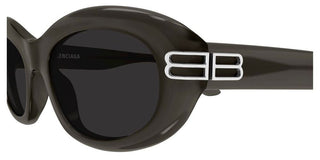 Balenciaga BB0431S women Grey Oval Sunglasses