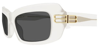 Balenciaga BB0432S women White Squared Sunglasses