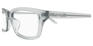 Balenciaga BB0439O men Grey Squared Eyeglasses